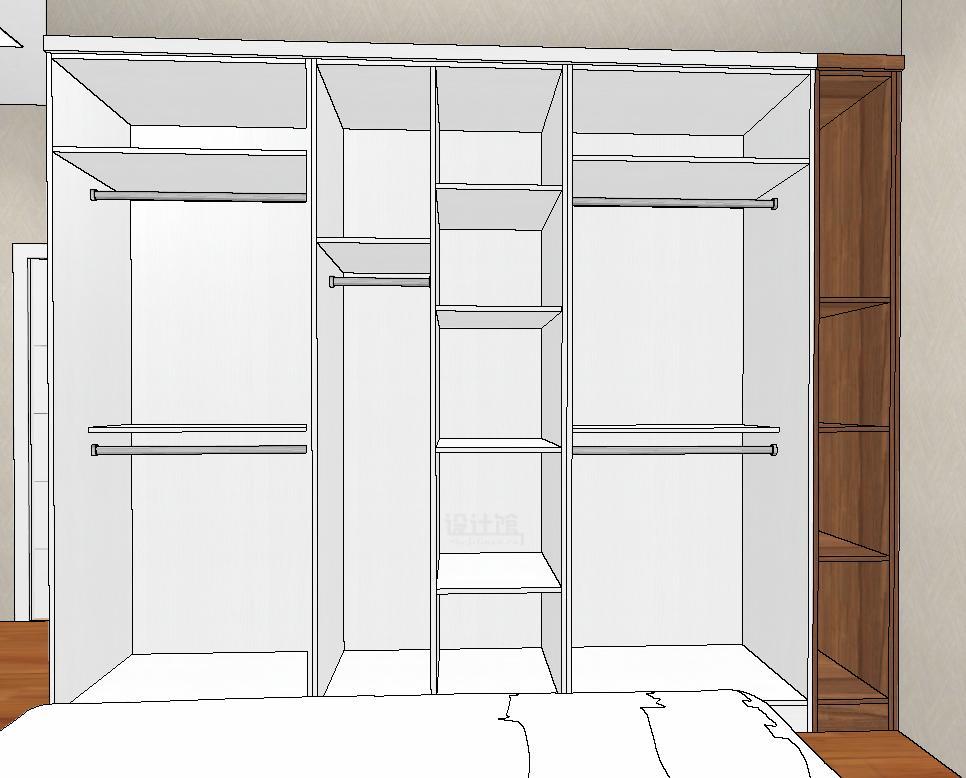 How wide should a wardrobe door be? If it is too big, it is difficult to open the door; if it is too small, it will easily deform.