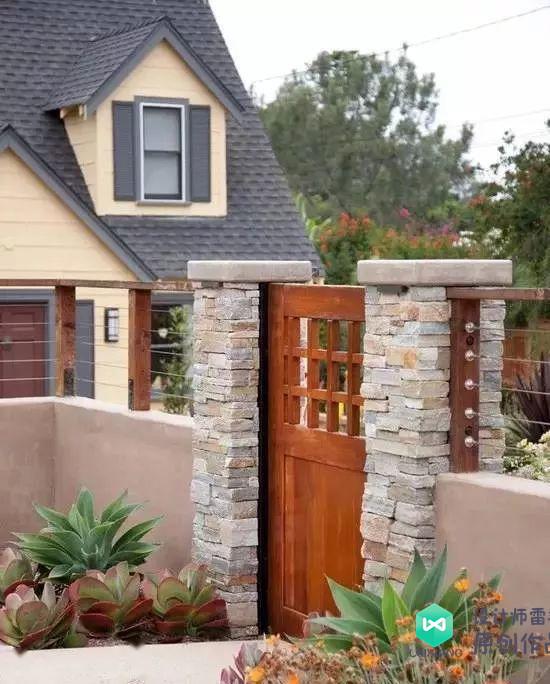 Courtyard design experience: How to make courtyard gates? Take a look at these 43 photos of real-life courtyard cases