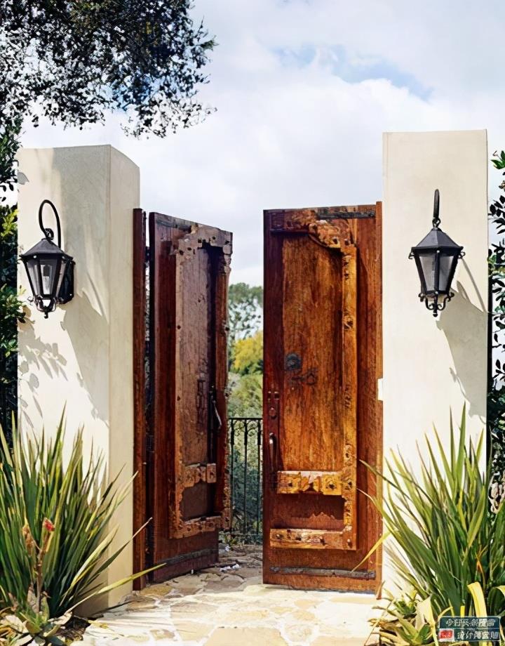 135 creative courtyard gates to share, say goodbye to the sameness and make your yard unique