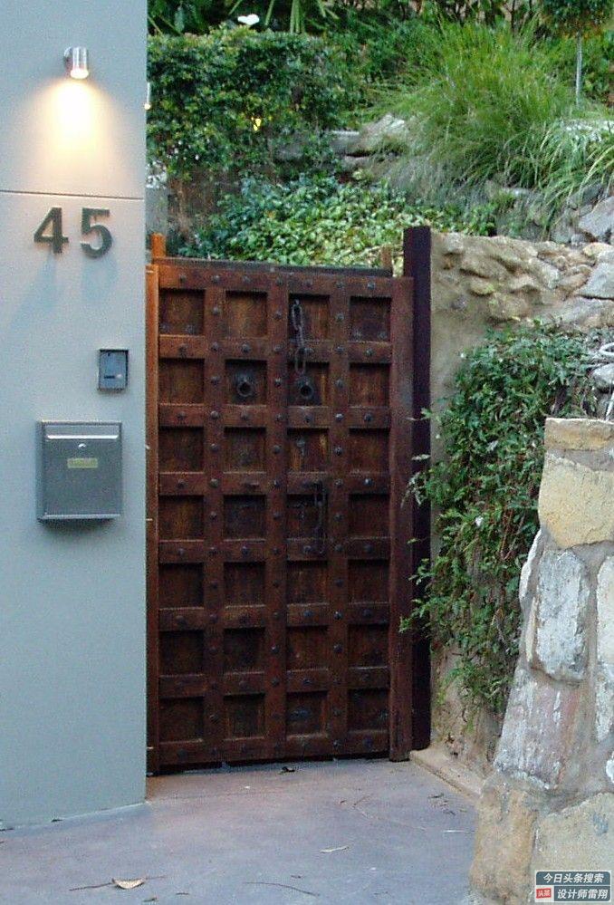 135 creative courtyard gates to share, say goodbye to the sameness and make your yard unique
