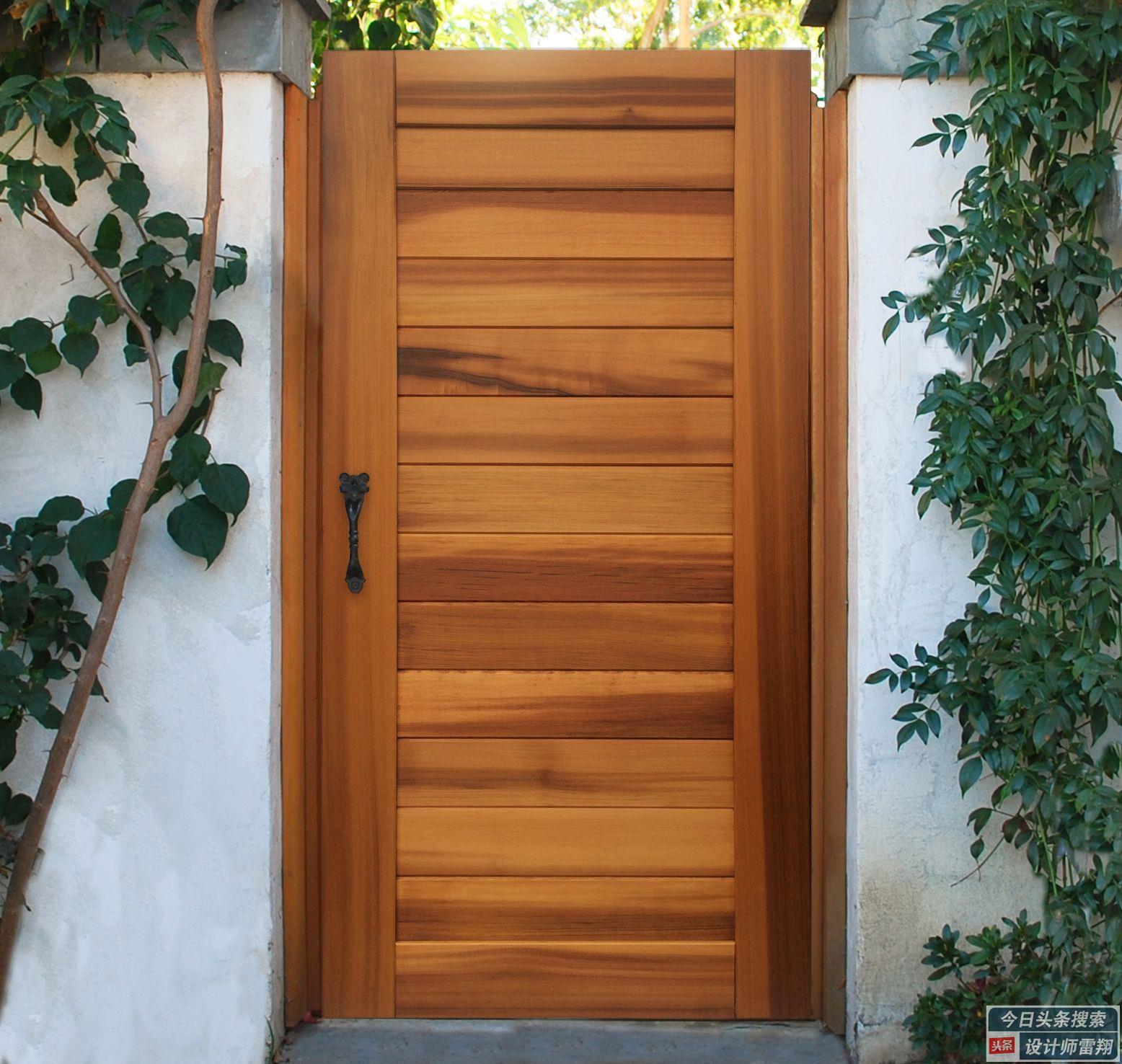 135 creative courtyard gates to share, say goodbye to the sameness and make your yard unique