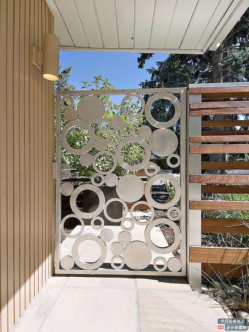 135 creative courtyard gates to share, say goodbye to the sameness and make your yard unique