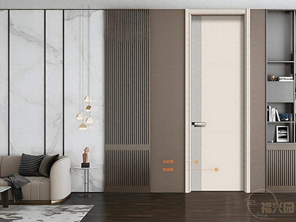 Home decoration guide! Solid wood painted door manufacturer Chongqing Fuxingyuan Wooden Door Empowerment supports customization based on drawings