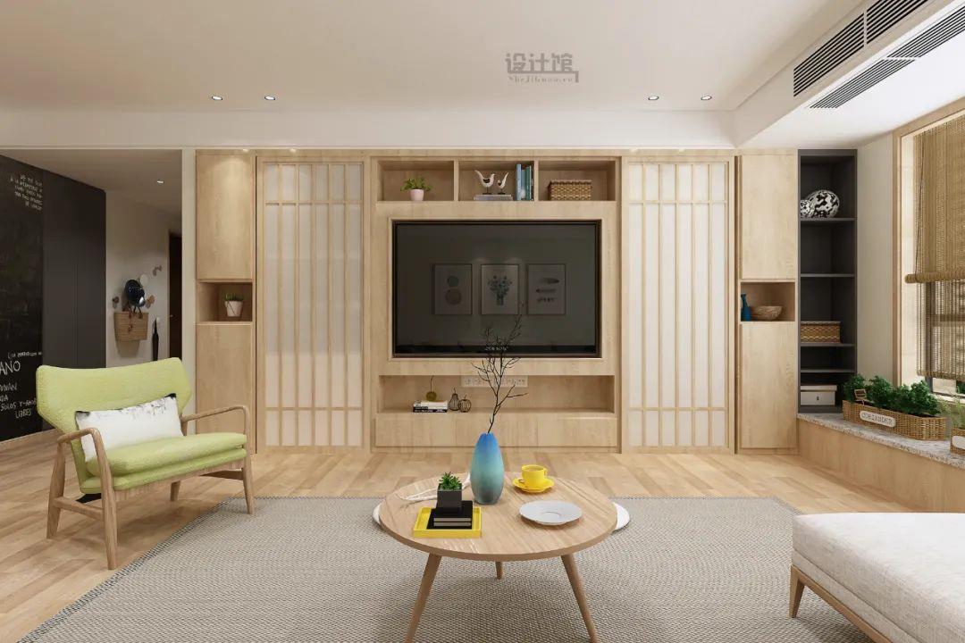 How to deal with the door on the TV wall? These 5 invisible door designs are simply too grand