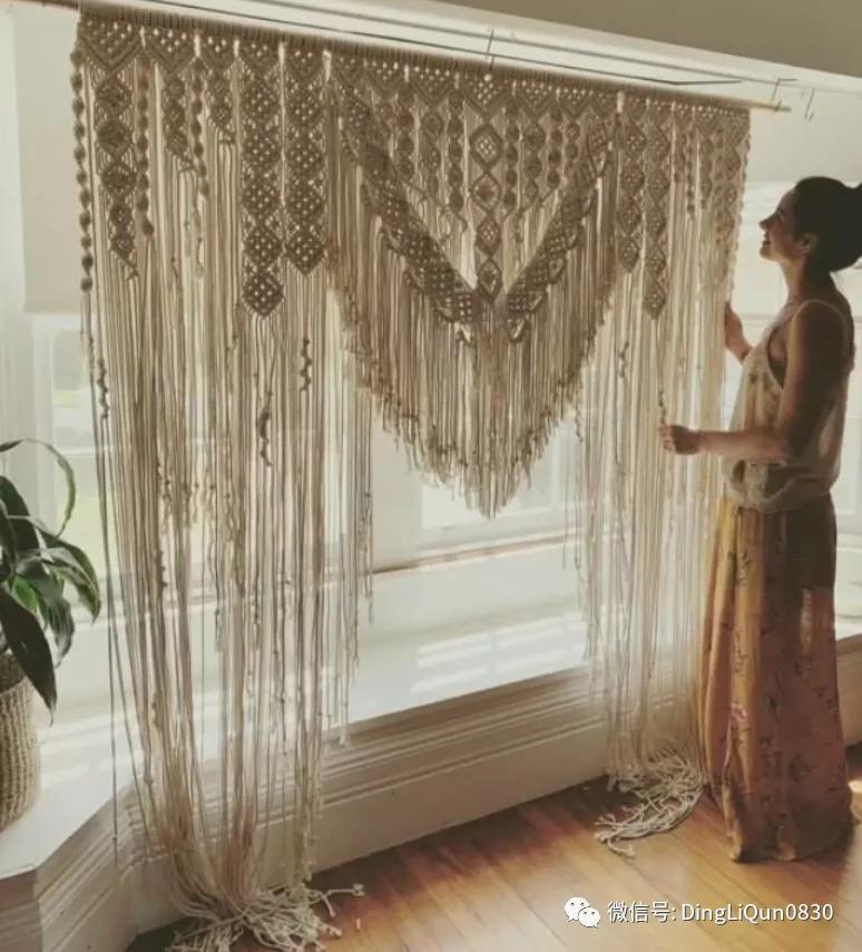 \"Rope works\" 30 macrame rope curtains and door curtains, so beautiful