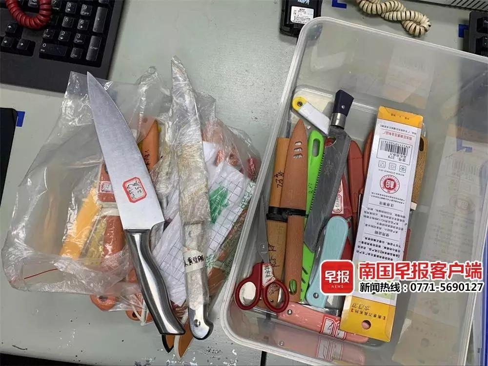 You need to go through security check when seeing a doctor! A hospital in Nanning set up a security gate, and more than ten knives were seized on the first day