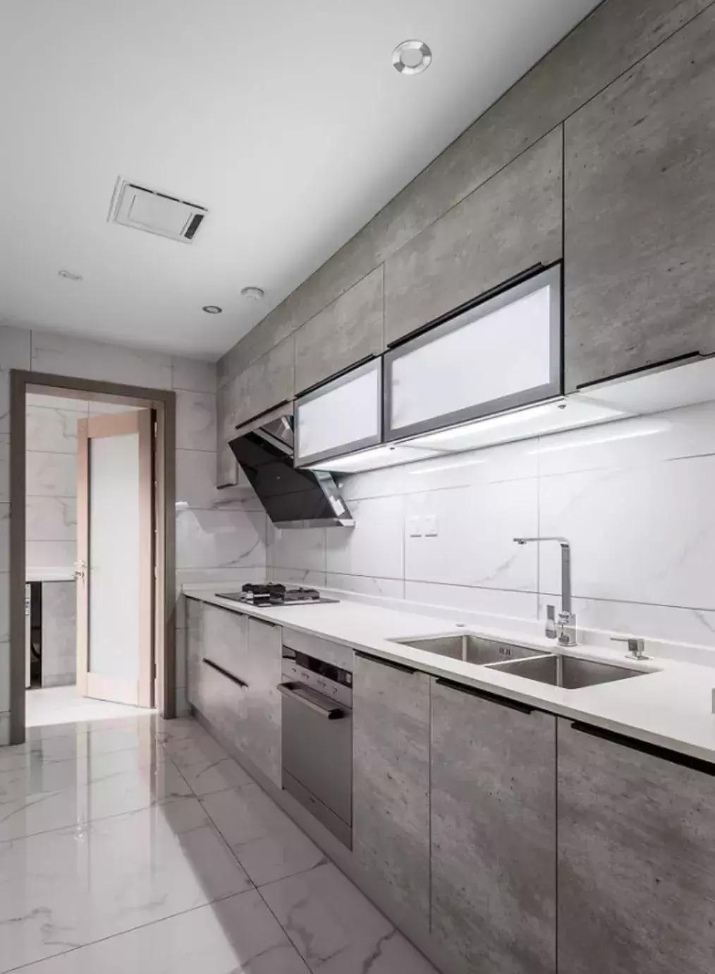 If your kitchen door is small, try these swing doors