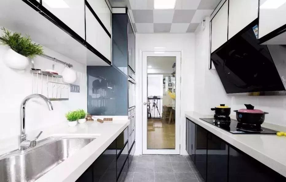 If your kitchen door is small, try these swing doors