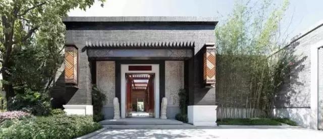 Chinese style courtyard door, too trenchant