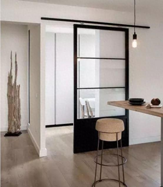 A barn door that is too beautiful to look like a door has many restrictions on its use. It is not recommended to use it in these three situations.