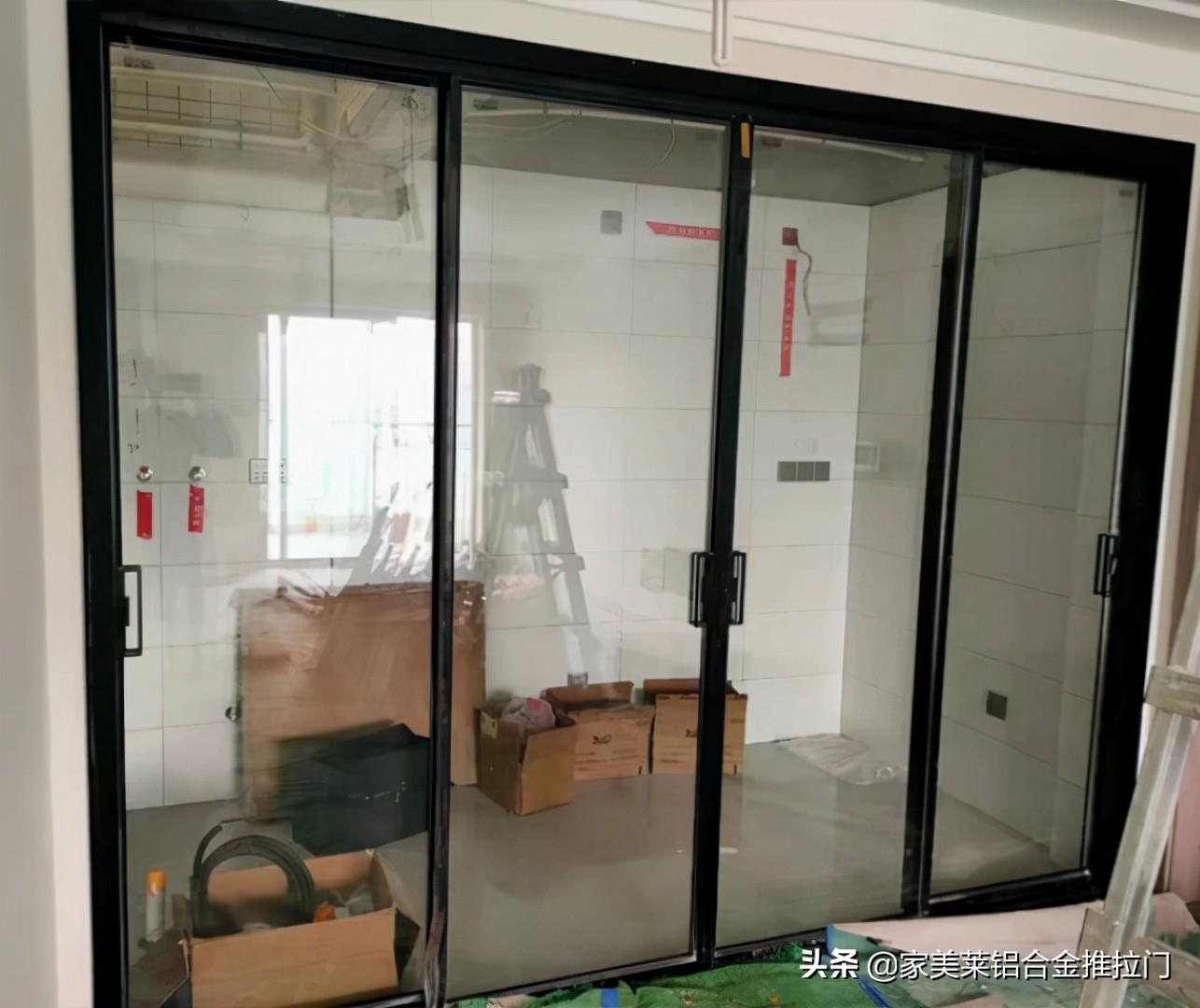 Why do many people choose titanium-magnesium alloy sliding doors?