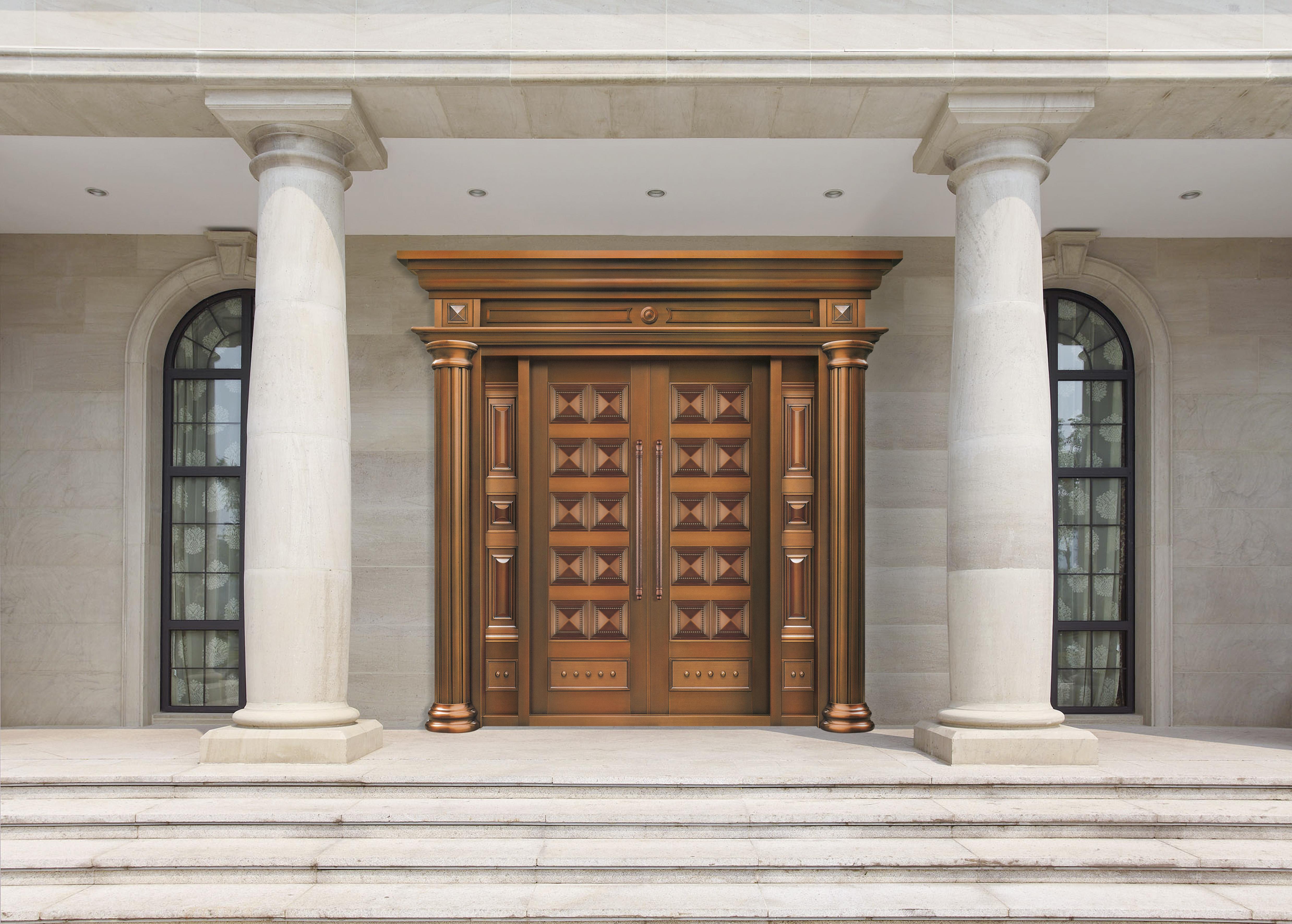What is the difference between real copper doors and imitation copper doors?