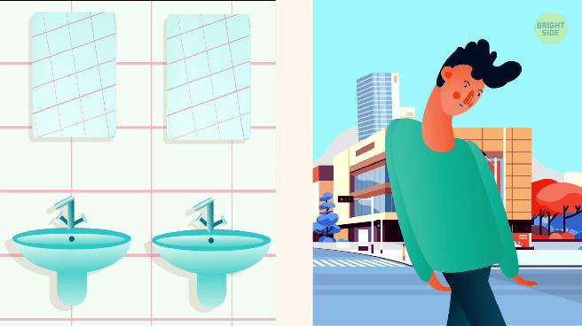 These 10 illustrations help us understand why the doors of public toilets are so short? You definitely didn\'t expect it