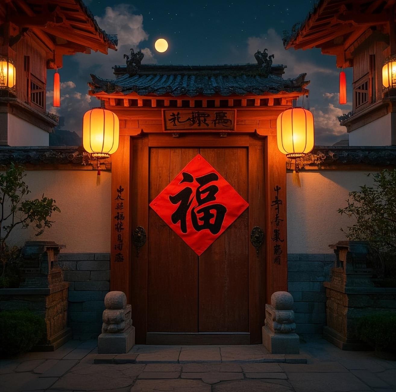 The origin of the word \"福\"
