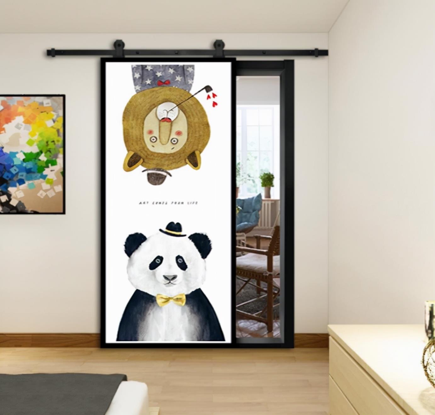 Choose sliding doors or folding doors? Try the new favorite decoration \"barn door\"