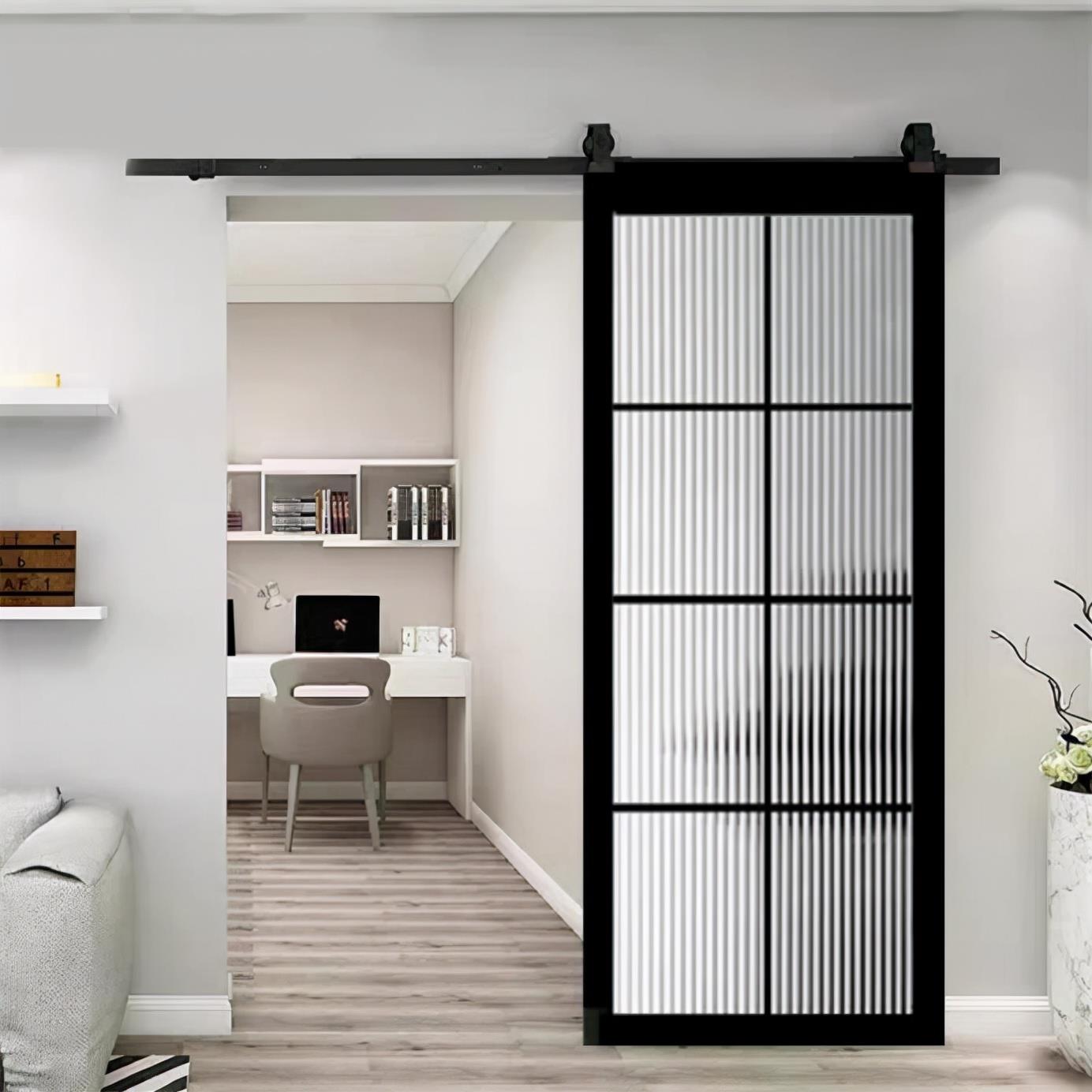 Choose sliding doors or folding doors? Try the new favorite decoration \"barn door\"