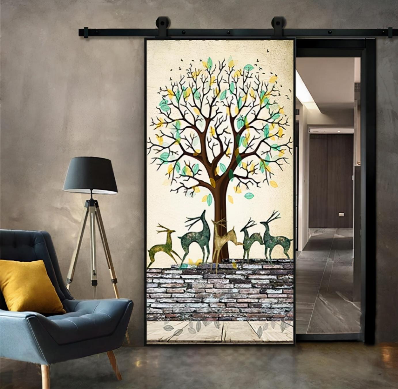 Choose sliding doors or folding doors? Try the new favorite decoration \"barn door\"
