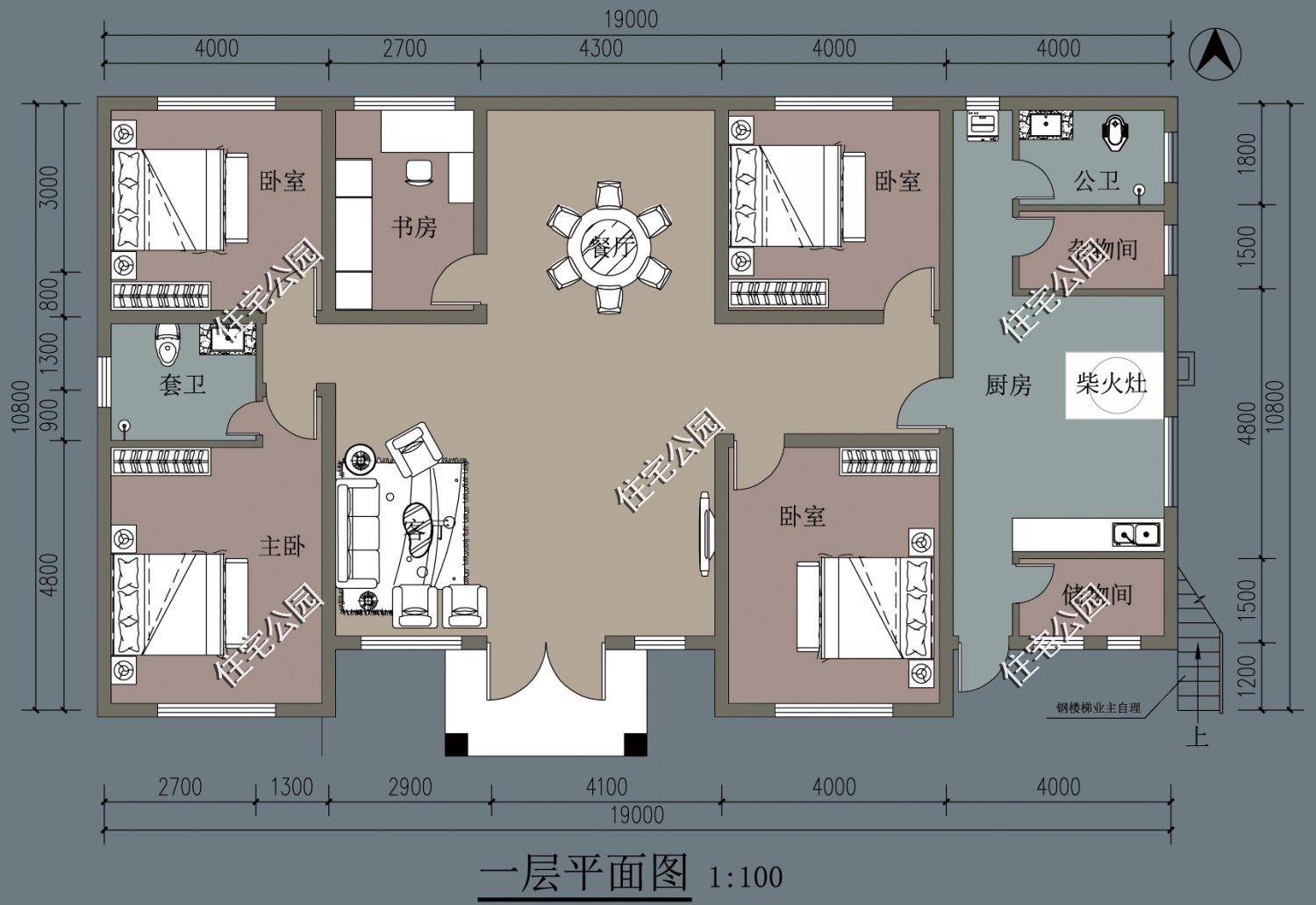 10 sets of one-story villa drawings, the best choice for retirement homes, there is always one suitable for you