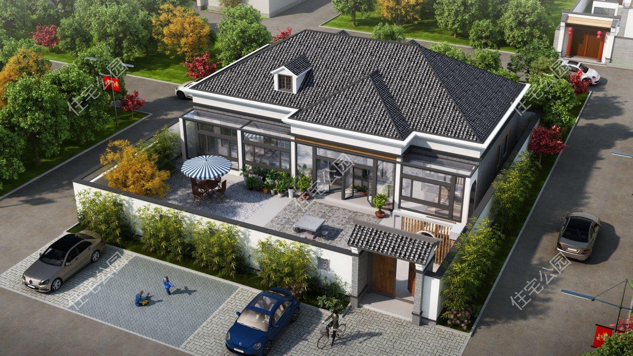 10 sets of one-story villa drawings, the best choice for retirement homes, there is always one suitable for you