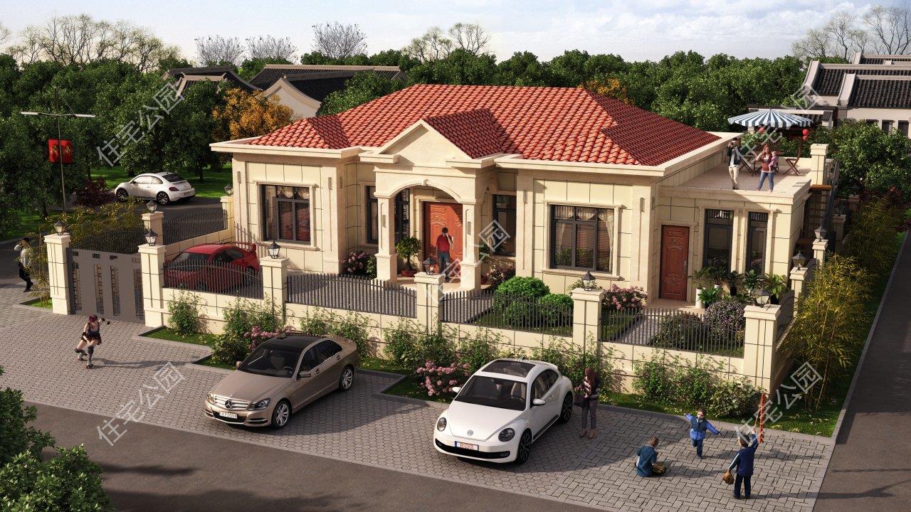 10 sets of one-story villa drawings, the best choice for retirement homes, there is always one suitable for you