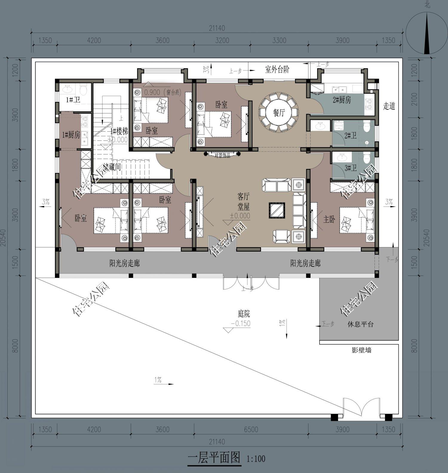 10 sets of one-story villa drawings, the best choice for retirement homes, there is always one suitable for you