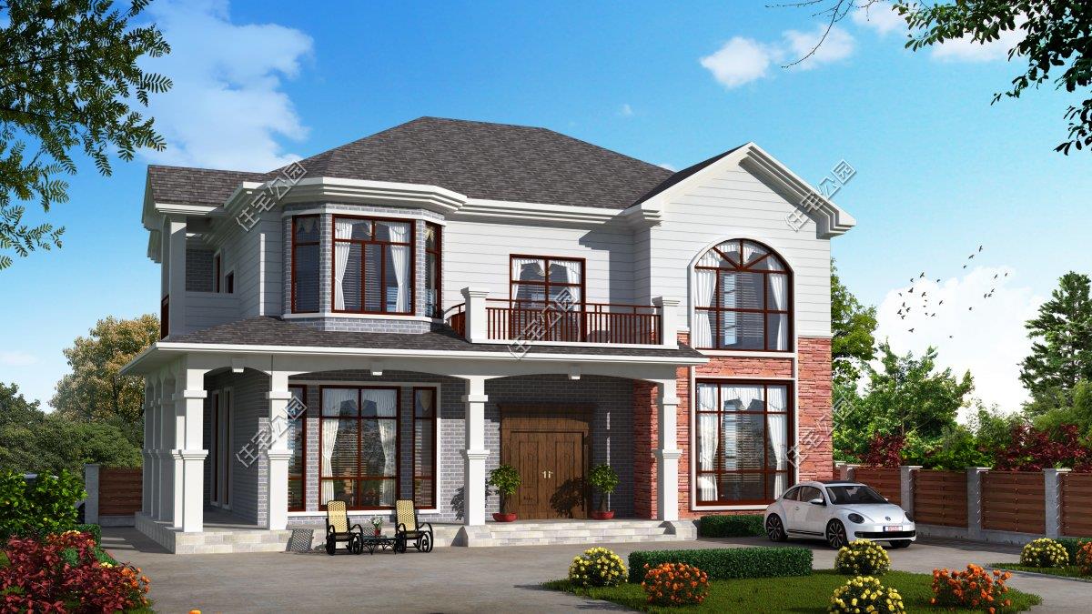 8 sets of American-style villas with highly recognizable looks, making you the most handsome boy in the village