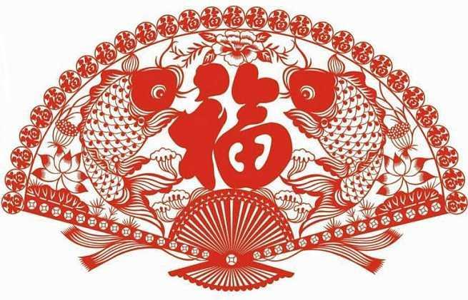 The \"Five Blessings\" are all here, but should the word \"福\" on the door of the house be pasted upside down?