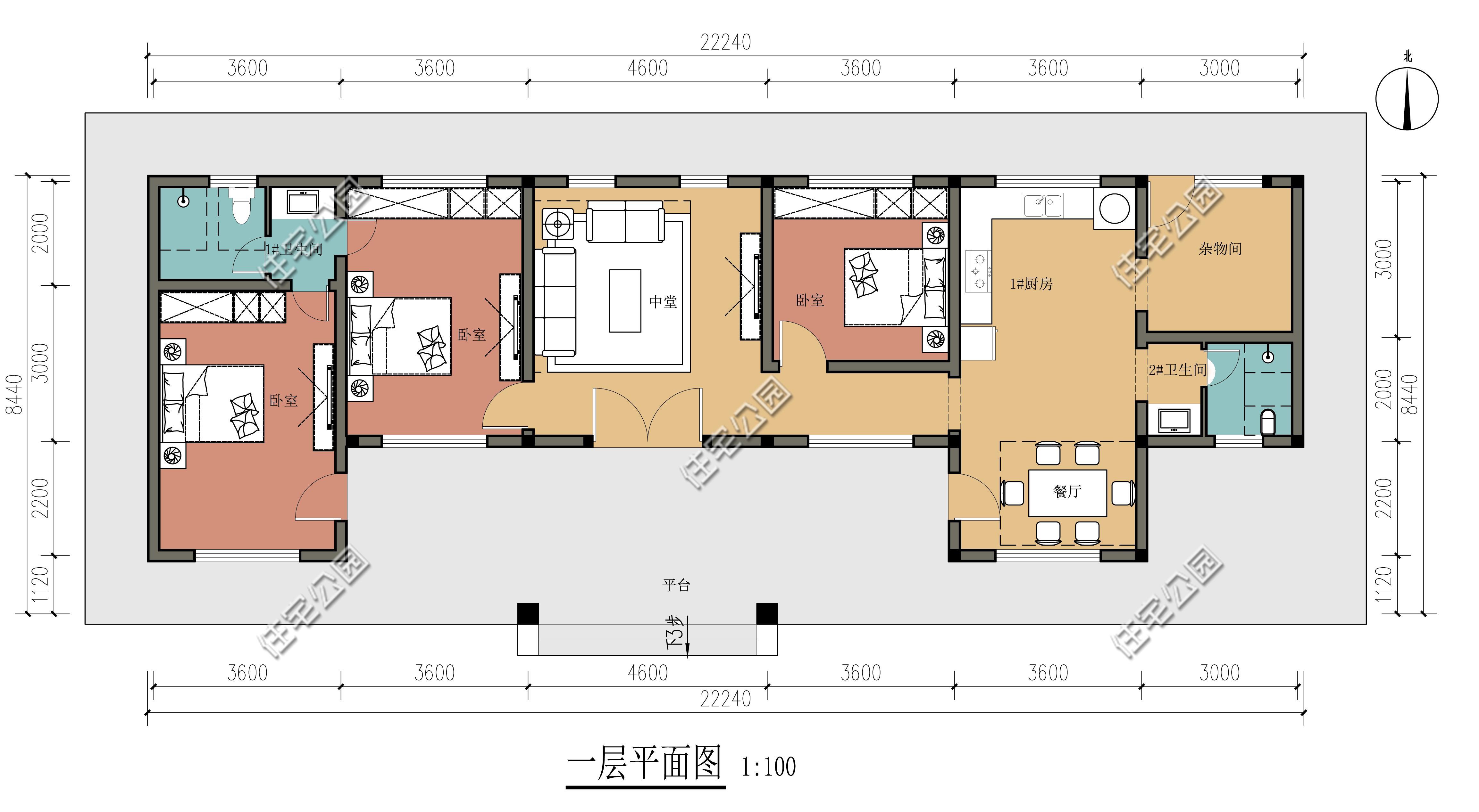 10 sets of one-story villa drawings, the best choice for retirement homes, there is always one suitable for you