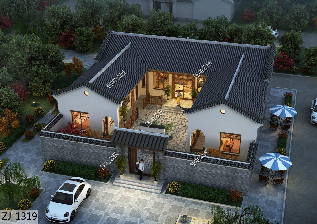 10 sets of one-story villa drawings, the best choice for retirement homes, there is always one suitable for you