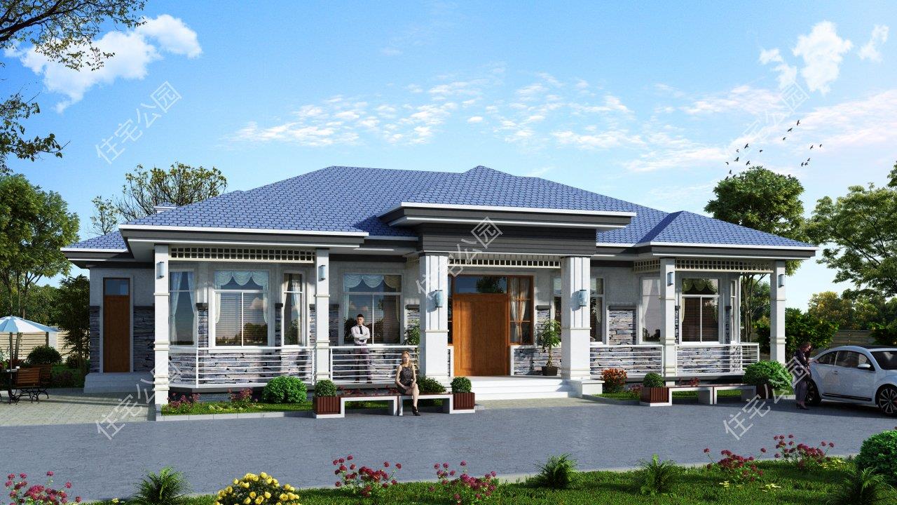 10 sets of one-story villa drawings, the best choice for retirement homes, there is always one suitable for you