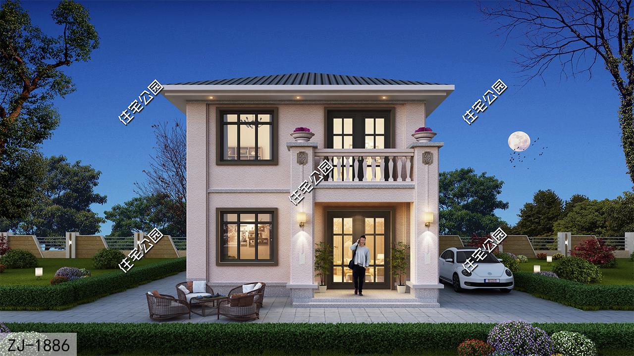 10 modern style villa drawings with a minimum cost of only 200,000 yuan. Which one do you think is more suitable for rural areas?