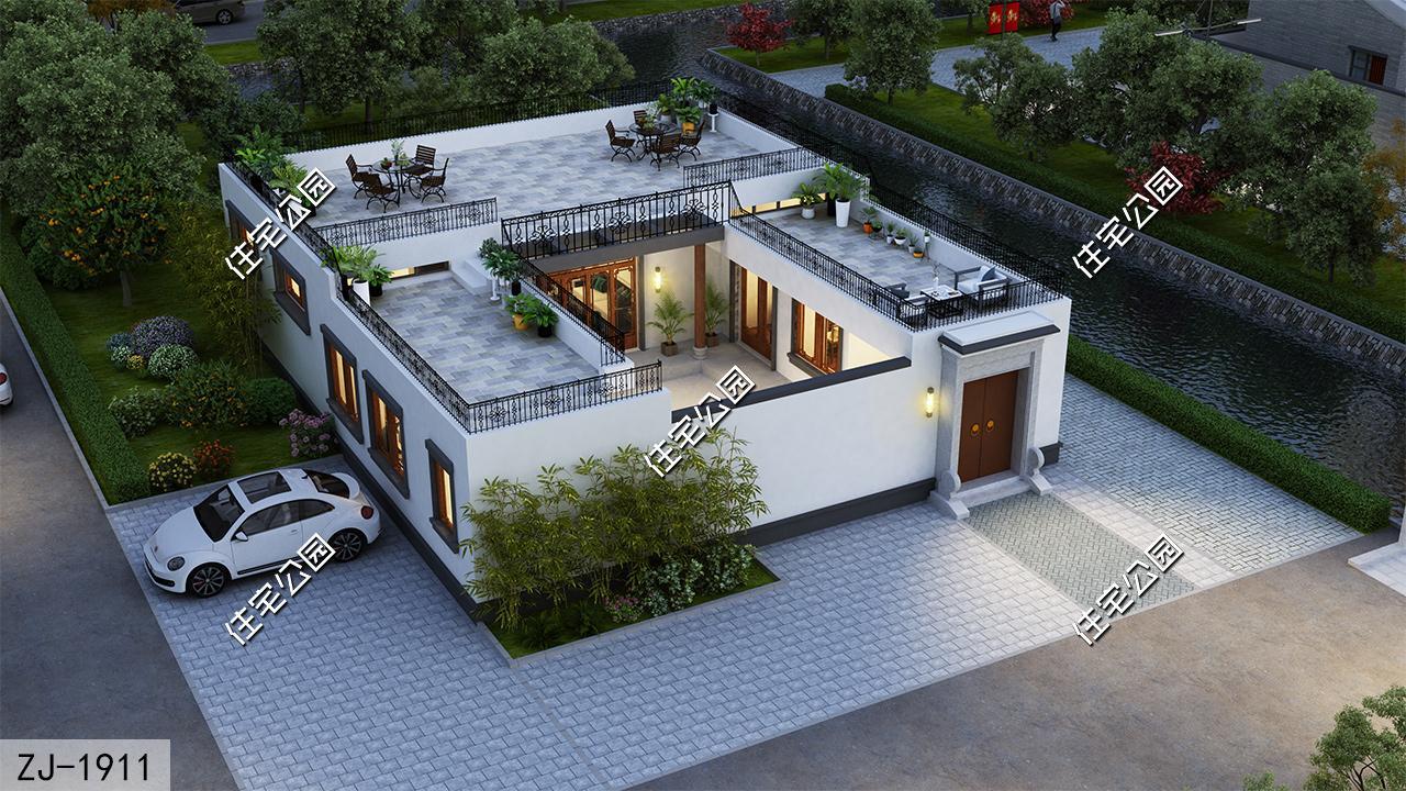 10 modern style villa drawings with a minimum cost of only 200,000 yuan. Which one do you think is more suitable for rural areas?