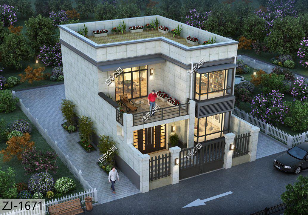 10 modern style villa drawings with a minimum cost of only 200,000 yuan. Which one do you think is more suitable for rural areas?