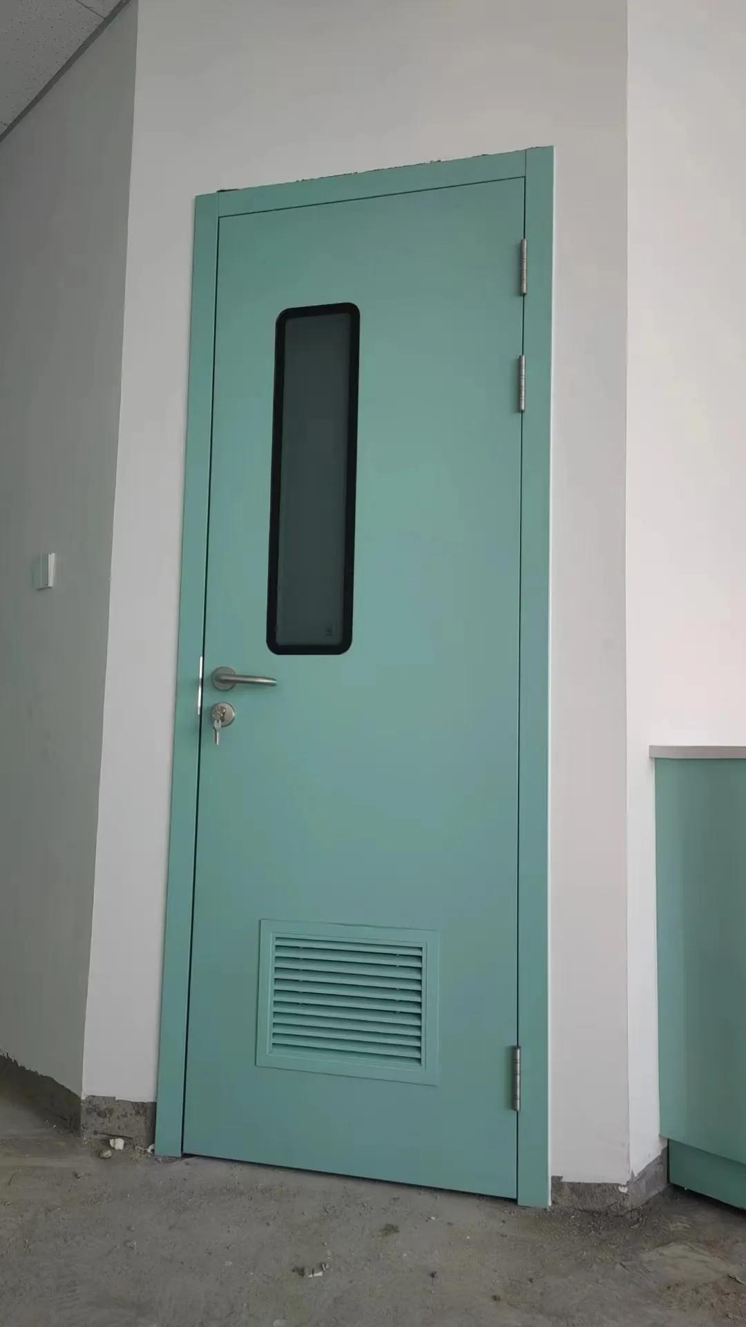 Specification requirements for ward bathroom doors (ward door material and hygiene standards)