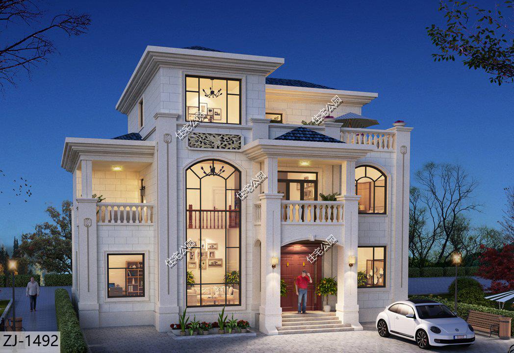 A collection of 10 European-style rural villas. The 5th and 6th villas are built by the most people. The cost of the 9th is only 180,000?