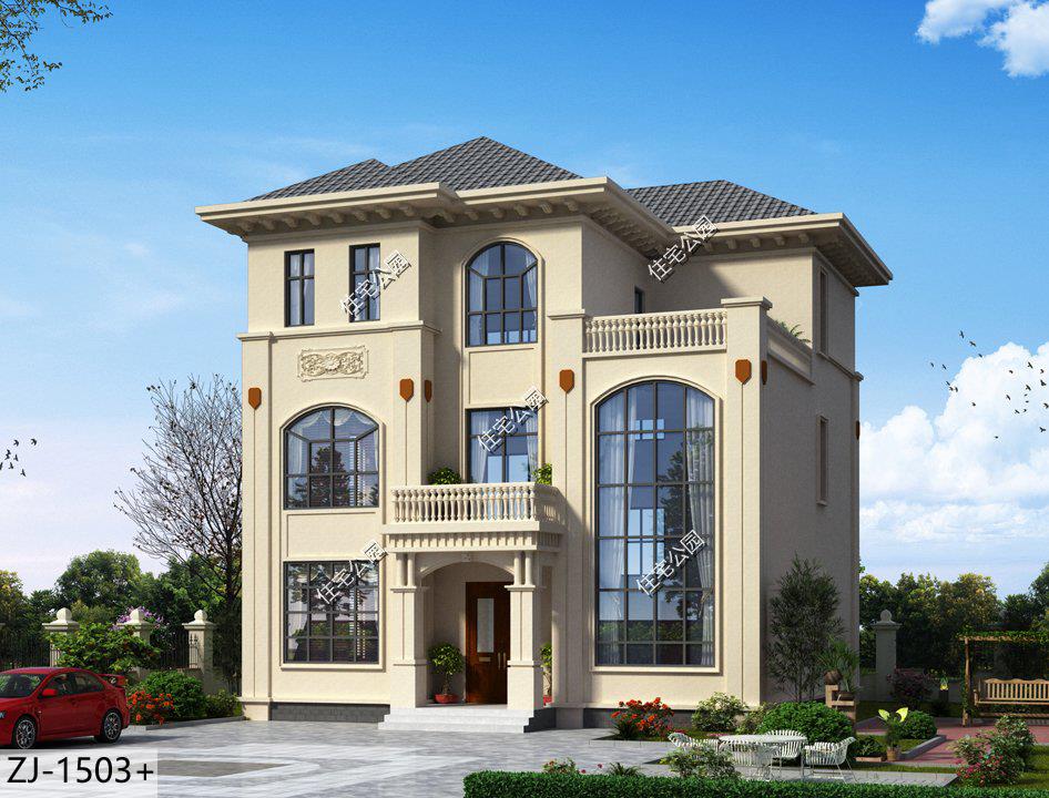 A collection of 10 European-style rural villas. The 5th and 6th villas are built by the most people. The cost of the 9th is only 180,000?