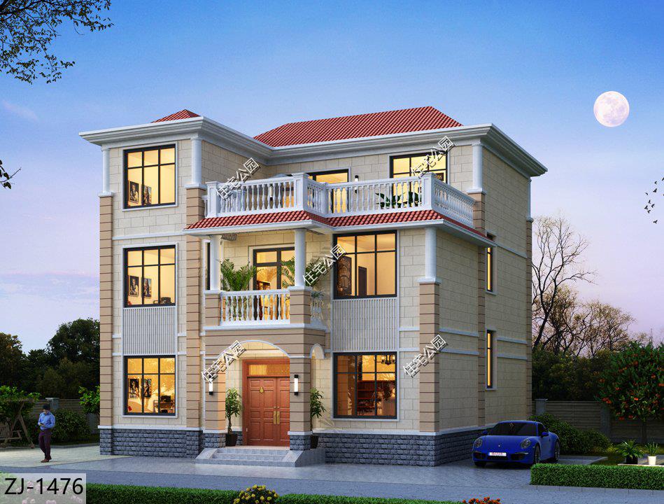 A collection of 10 European-style rural villas. The 5th and 6th villas are built by the most people. The cost of the 9th is only 180,000?