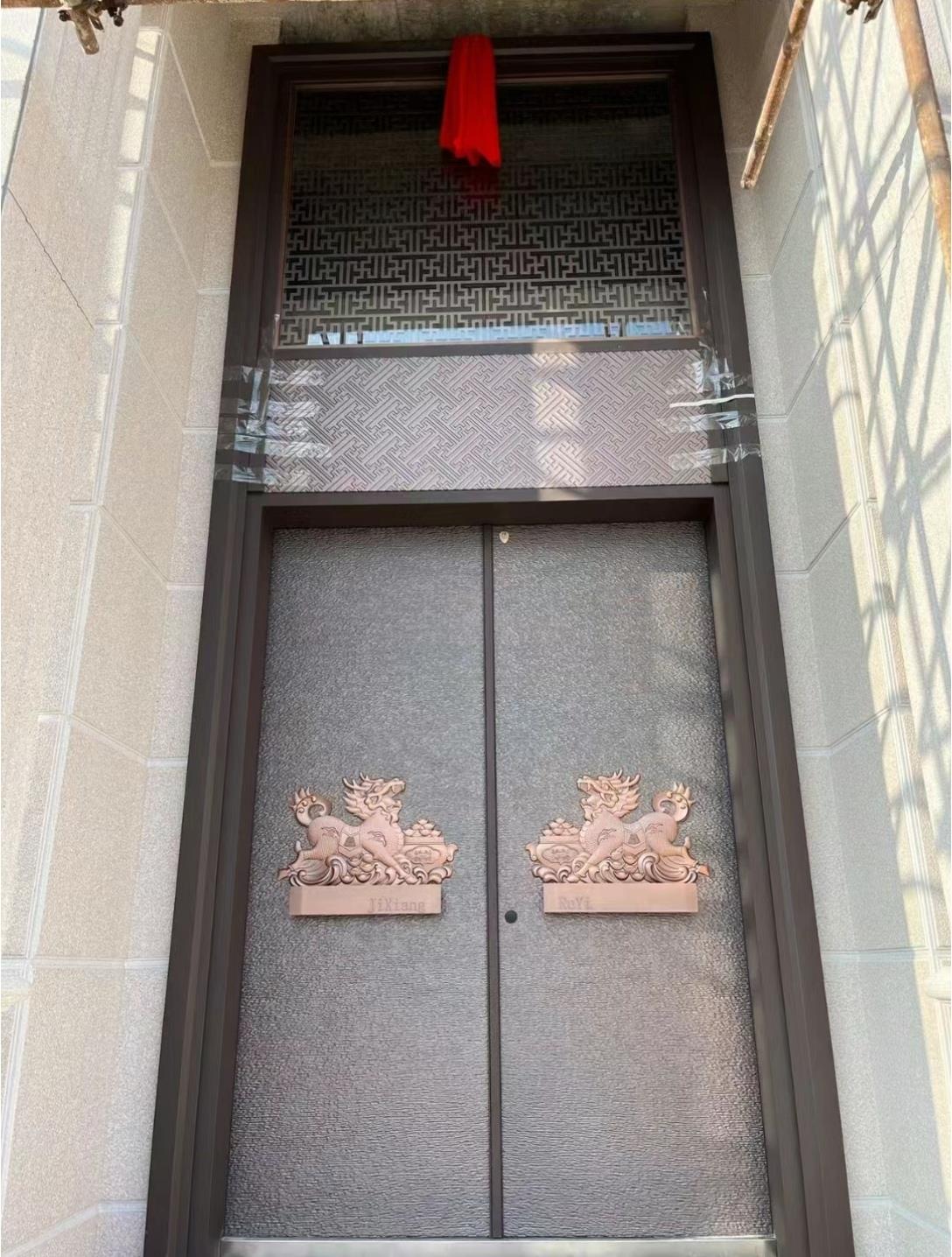 Cast aluminum door 2024 new style