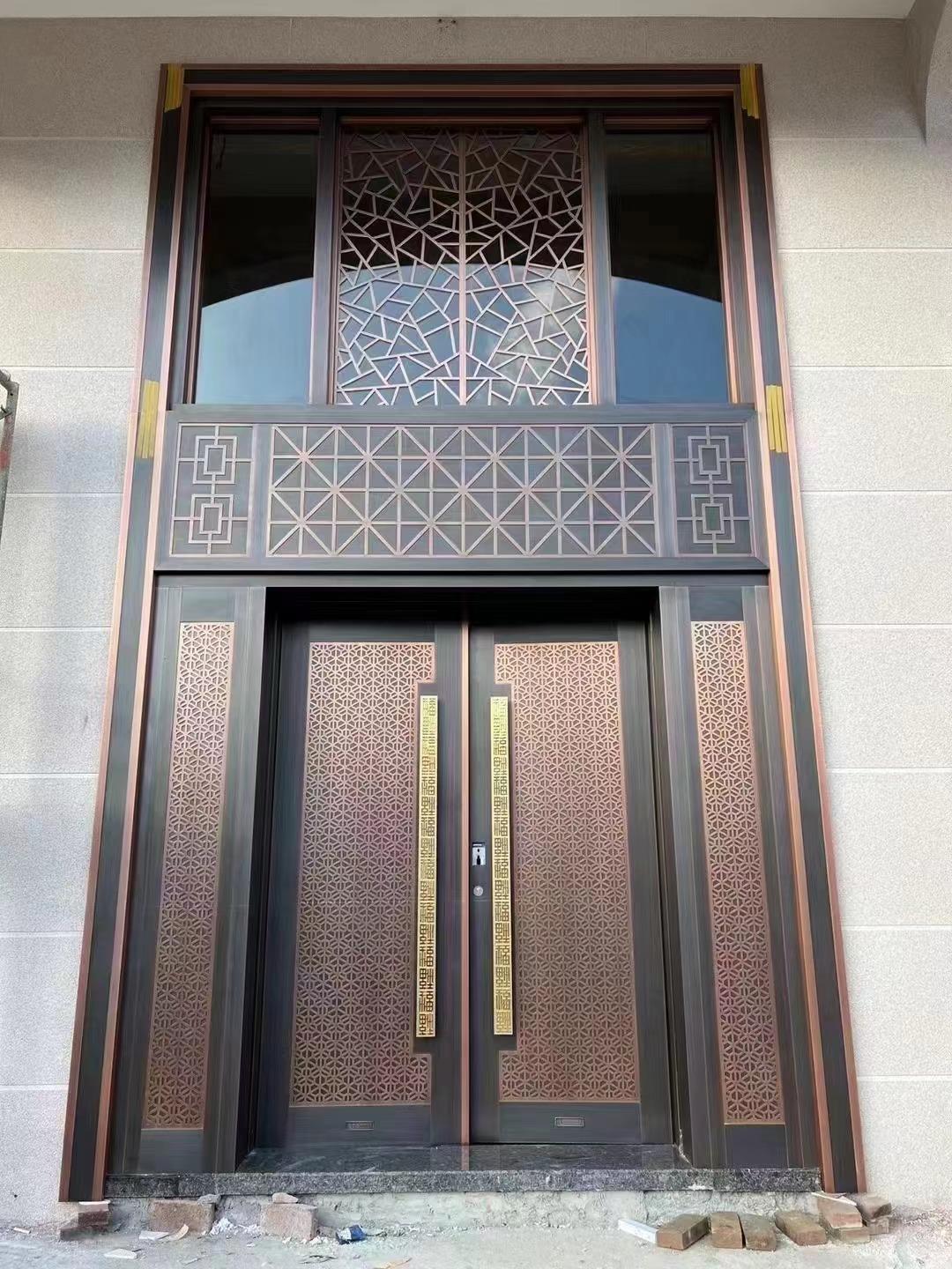 Cast aluminum door 2024 new style