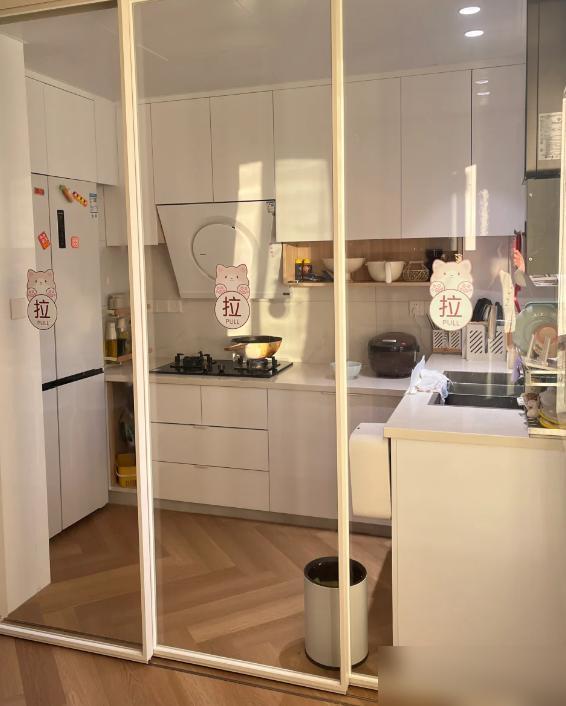 Kitchen or \"sliding door\"? It’s outdated, now the “PD door” is popular, it’s tight and looks good