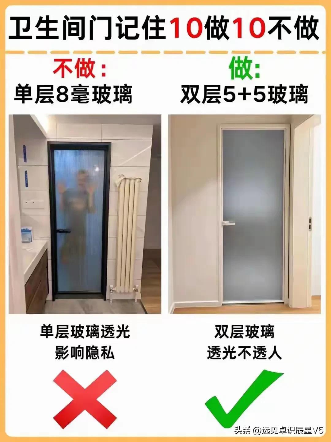 These ten ways to install bathroom doors, don’t install them wrongly