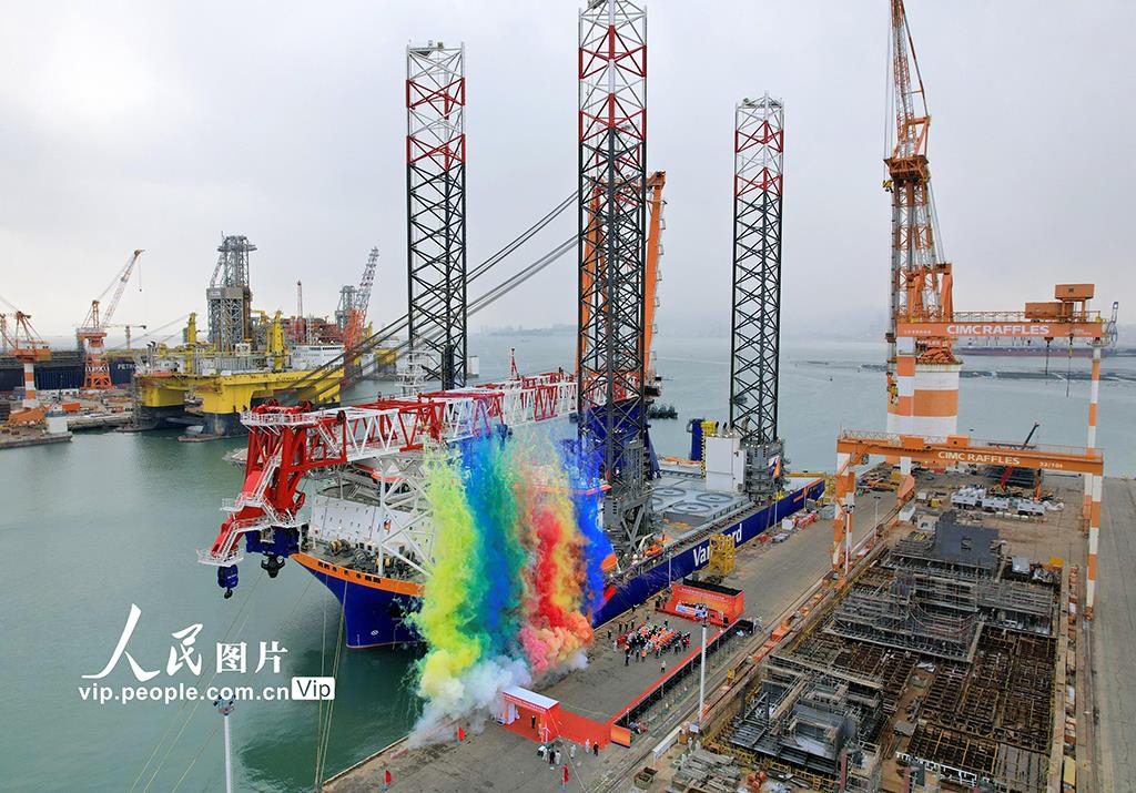 Yantai, Shandong: The world’s largest self-elevating and self-propelled offshore wind power installation ship is delivered