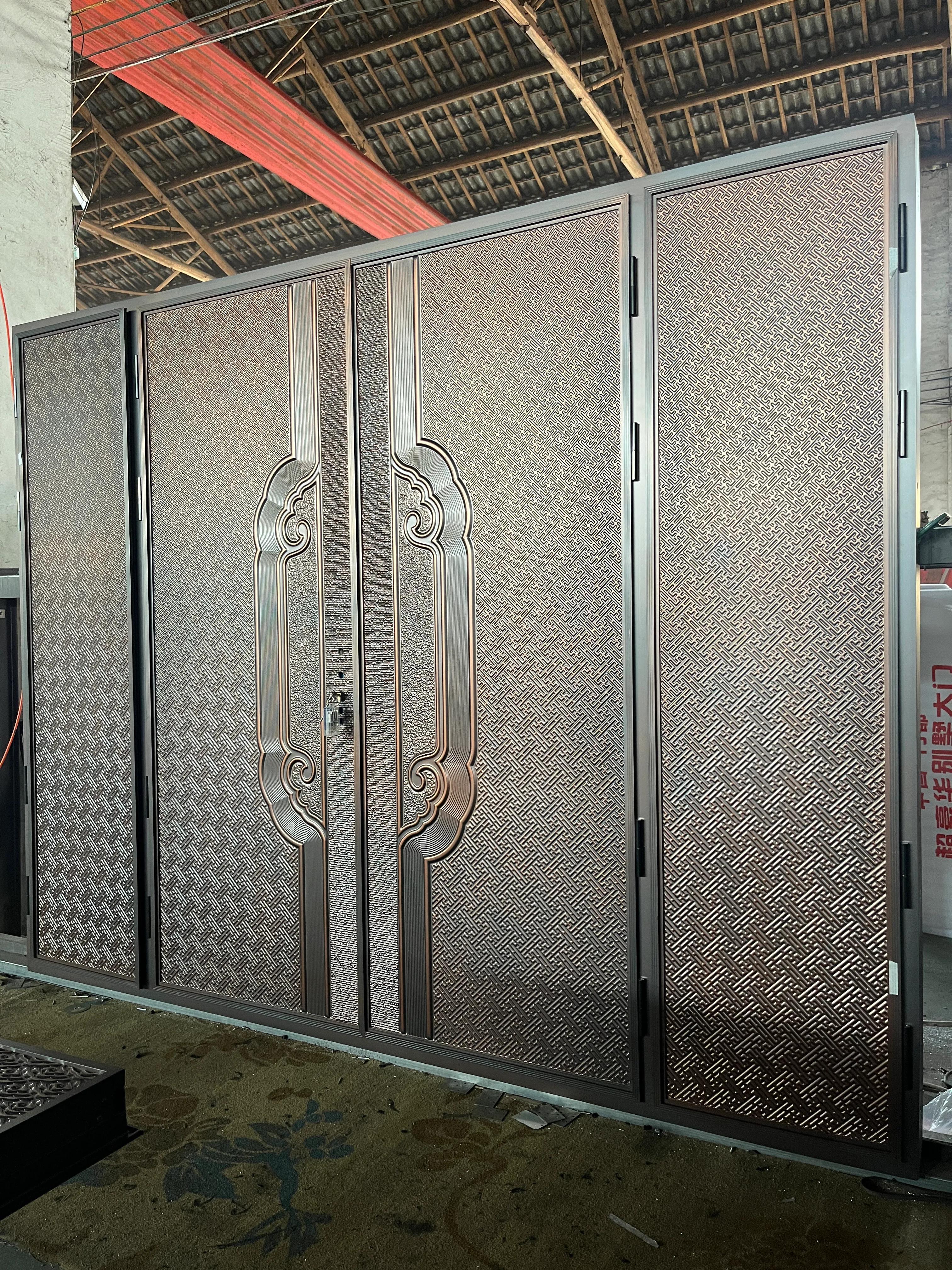 What is the difference between cast aluminum doors and villa doors?