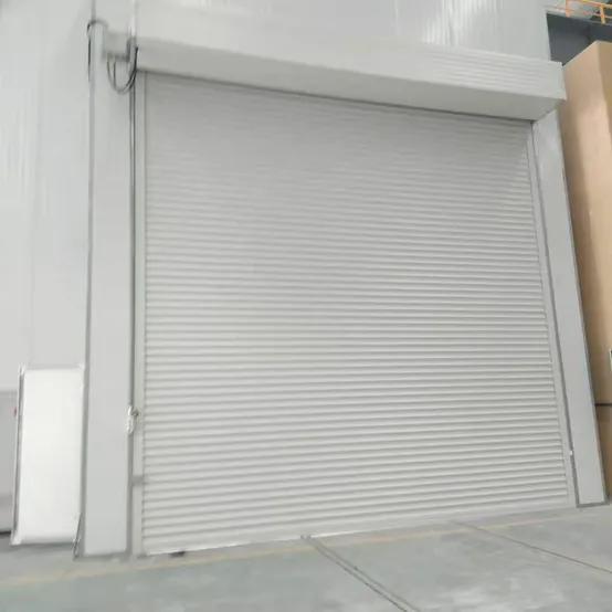 What are the types of industrial rolling shutter doors?