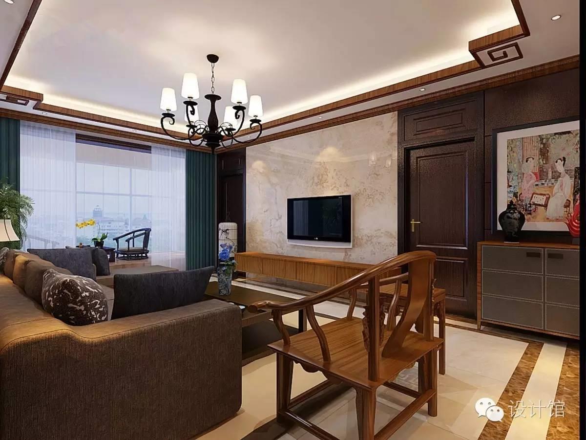 Chinese style TV wall invisible door: a door that can be hidden, an elegance that cannot be blocked