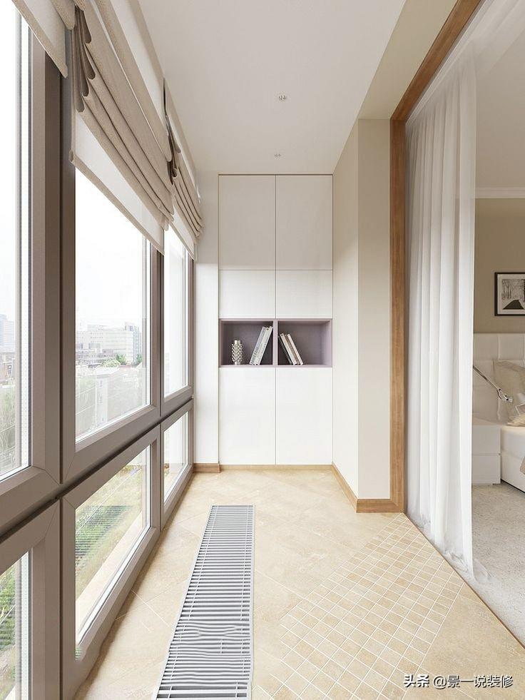 During the original decoration, the balcony and the living room were not merged, and a folding door was made. After moving in, I found that it was really wise.