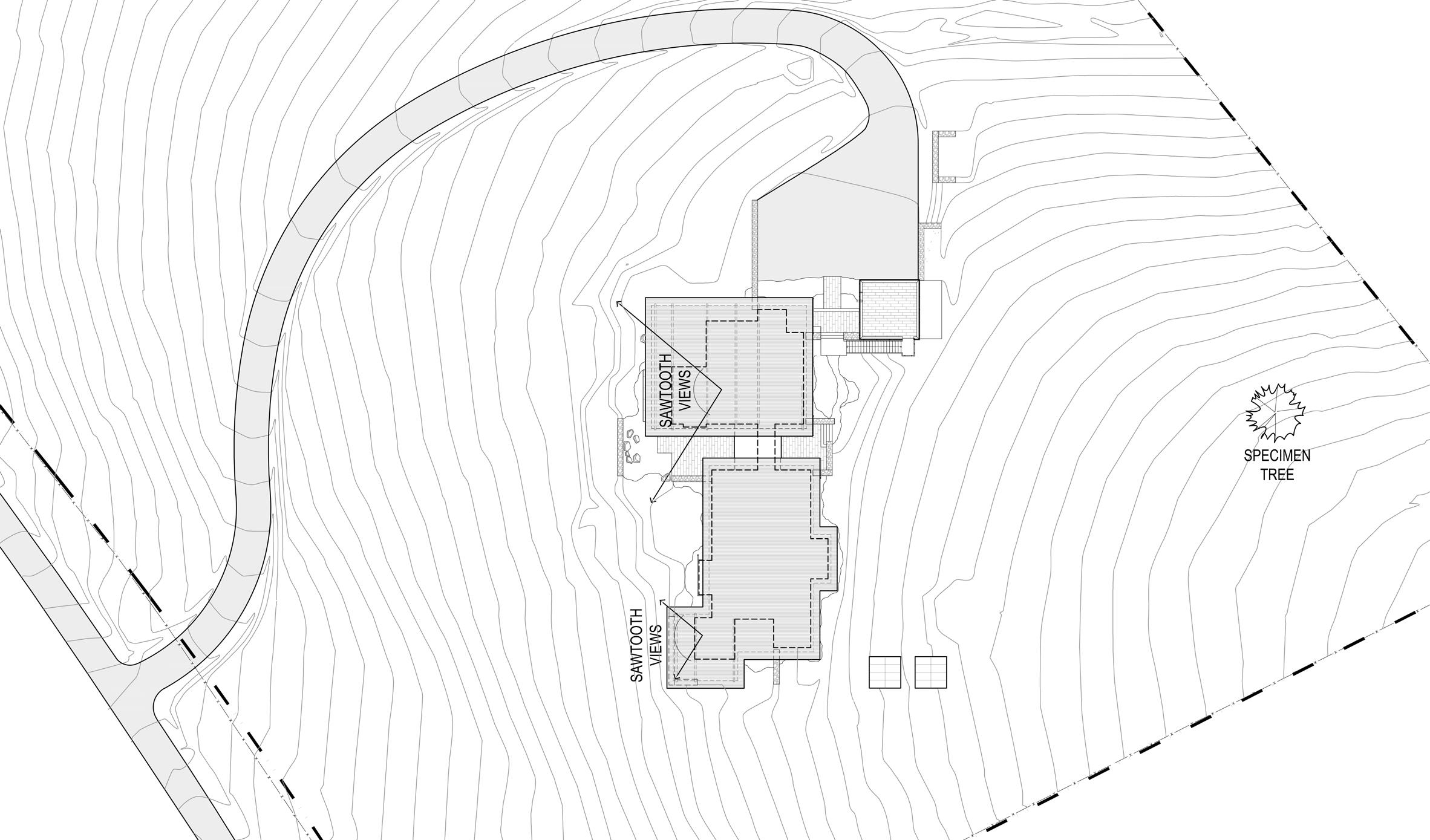Steel and Wood Cottage – Nestled on a hillside in Shaw Mesa overlooking the Idaho Rockies