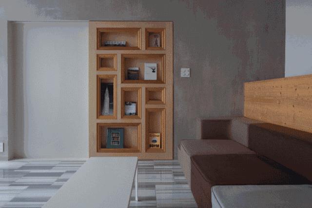 The invisible door is designed so that you can’t even find the door