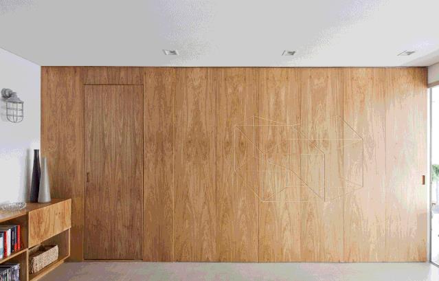 The invisible door is designed so that you can’t even find the door