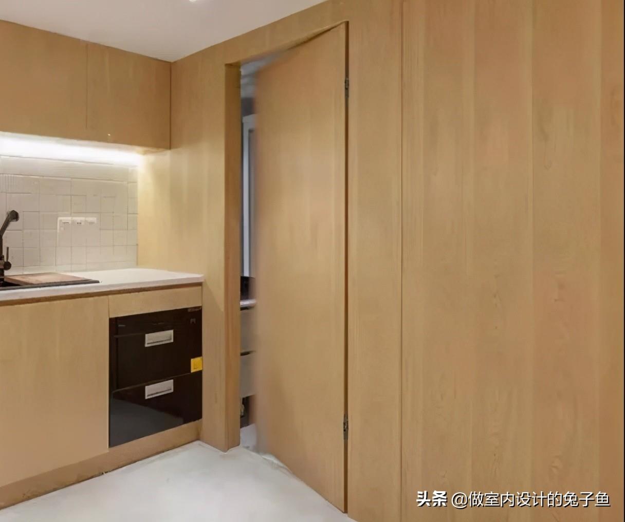 The invisible door is designed so that you can’t even find the door